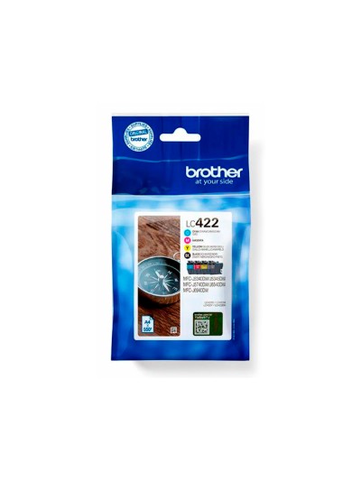 Ink-jet brother lc-422val mfc-j5340dw / mfc-j5740dw / mfc-j6540dw / mfc-j6940dw 550 paginas negro 500 paginas