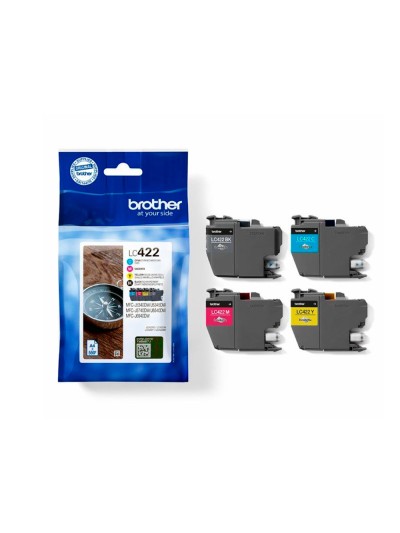 Ink-jet brother lc-422val mfc-j5340dw / mfc-j5740dw / mfc-j6540dw / mfc-j6940dw 550 paginas negro 500 paginas