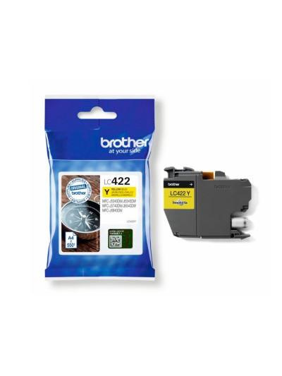 Ink-jet brother lc-422y yellow mfc-j5340dw / mfc-j5740dw / mfc-j6540dw / mfc-j6940dw 550 paginas