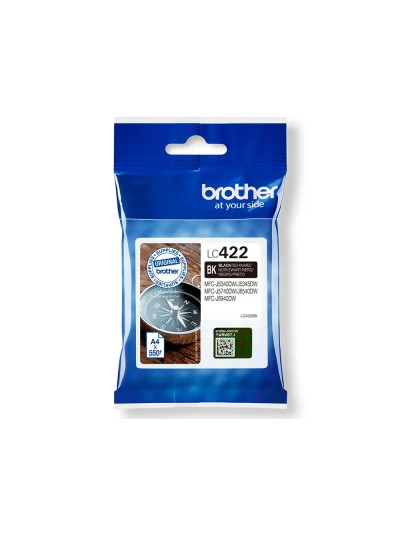 Ink-jet brother lc-422bk negro mfc-j5340dw / mfc-j5740dw / mfc-j6540dw / mfc-j6940dw 550 paginas
