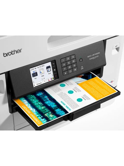 Equipo multifuncion brother mfcj5740dw profesional a4 / a3 color tinta 28ppm duplex tactil wifi bandejas 2x 250