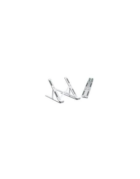 Soporte de mesa plegable de viaje ewent ew1266 para ordenador portatil 10 - 15.6 pulgadas aleacion de aluminio