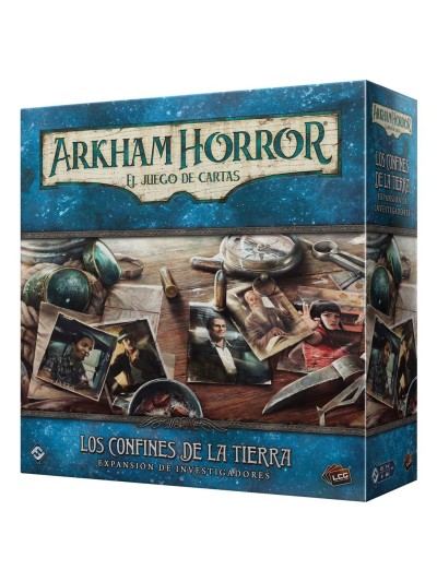 Juego de mesa arkham horror los confines de la tierra expansion investigadores pegi 14