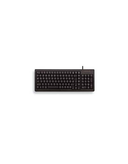 Teclado cherry slim reducida pad numerico usb negro