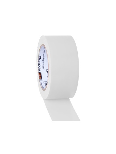 Cinta adhesiva tarifold para marcaje y señalizacion de suelo 33 mt x 50 mm color blanco