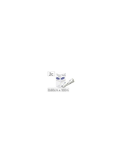Papel para camilla ofyhostel bulkysoft liso 2 capas rollo 0,60 cm x 100 mt
