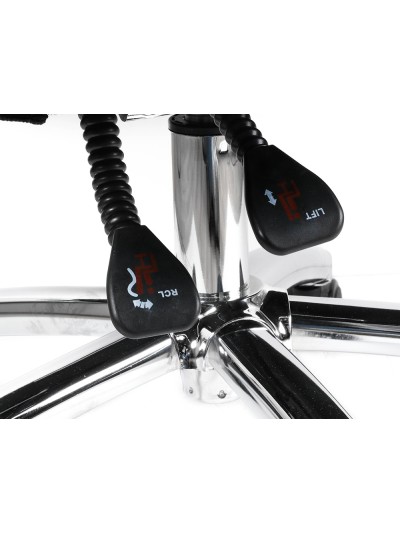 Silla q-connect direccion ravenna simil piel base metalica alt max 1300 anc 670 prof 730 mm ruedas premium