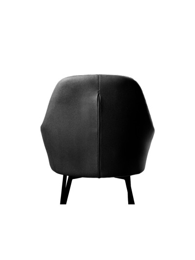 Silla q-connect confidente siemione base metalica alt max 820 anc 570 prof 580 color gris oscuro