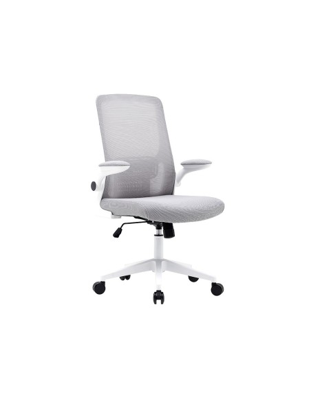 Silla q-connect oficina alba malla base metalica alt max 1110 anc 610 prof 580 ruedas premium color gris