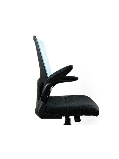 Silla q-connect oficina alba malla base metalica alt max 1110 anc 610 prof 580 ruedas premium color negro azul