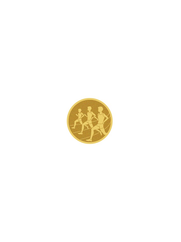 25/26 DISCO DORADO AUTOADHESIVA ATLETISMO Ø 2,5 CM