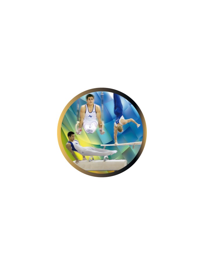 25/26 DISCO EPOXY GIMNASIA MASCULINA Ø 2,5 CM