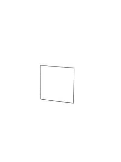 25/26 PLACA A LUMINIO BLANCA ESP. SUBLIMACIÓN 6,5 x 6,5 CM