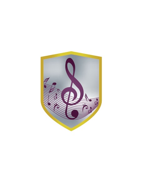 25/26 APLIQUE ALUMINIO MUSICA