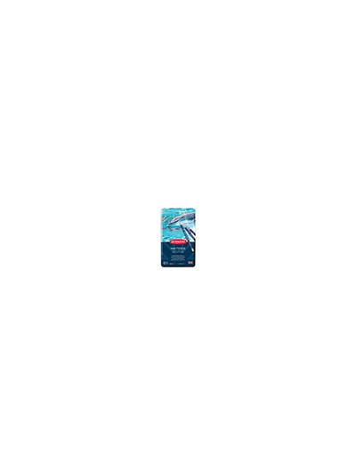 Lapices de colores derwent inktense acuarelable caja metalica de 12 unidades colores surtidos