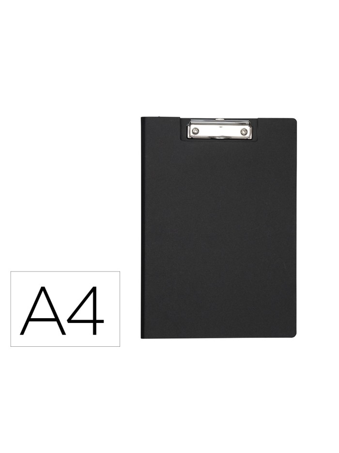 Portanotas maul balance din a4 carton reforzado 8 mm con pinza color negro