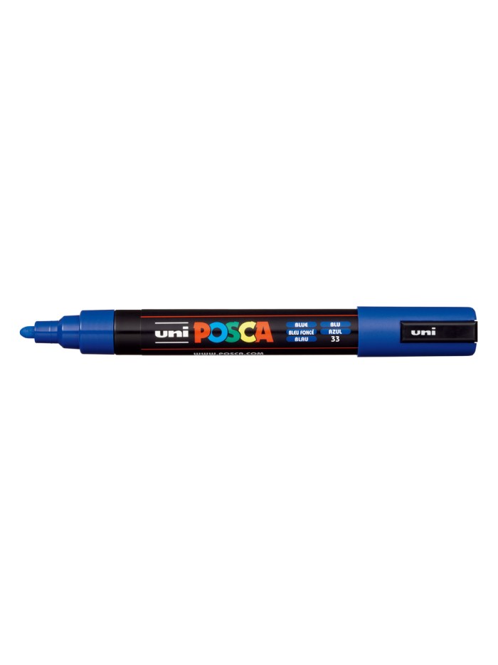 Rotulador uni posca pc-5m marcador de pintura punta conica 1,8-2,5 mm azul Rotulador uni posca pc-5m marcador de pintura punta conica 1,8-2,5 mm azul