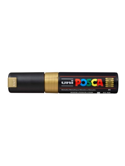 Rotulador uni posca pc-8k oro metalico