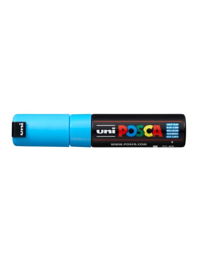 Rotulador uni posca pc-8k azul claro