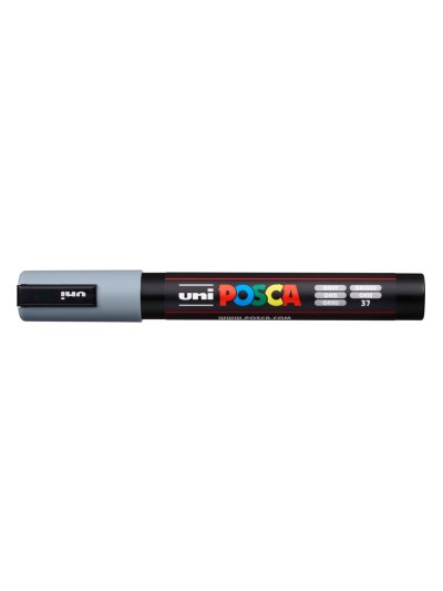 Rotulador uni posca pc-5m gris