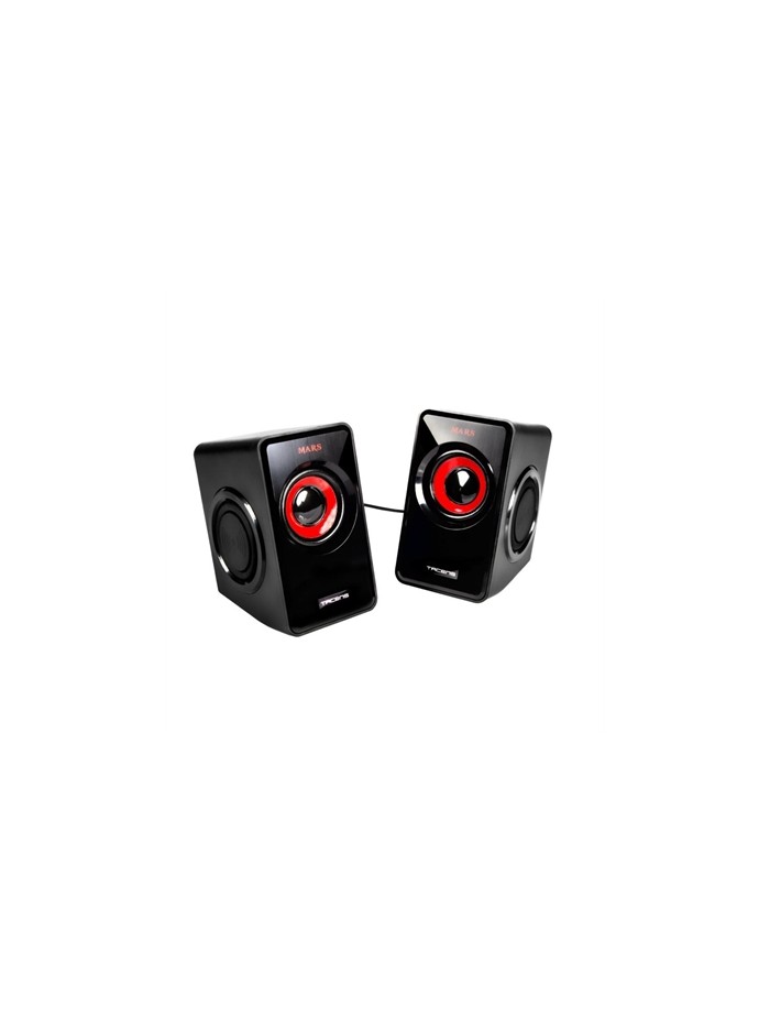 Altavoces mars gaming ms1 2.0 negro - rojo Altavoces mars gaming ms1 2.0 negro - rojo