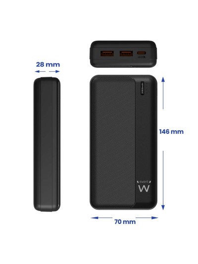 Powerbank ewent ew1163 20000mah