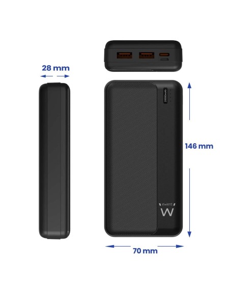 Powerbank ewent ew1163 20000mah