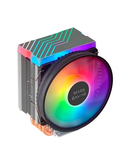 Ventilador disipador cpu mars gaming mcpu44 110mm dual argb