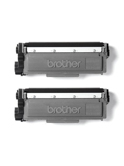 Toner brother tn-2320 dcpl2520dw /2540d/ mfcl2700dw / 2720dw / 2740dw negro 2600 paginas pack 2 unidades