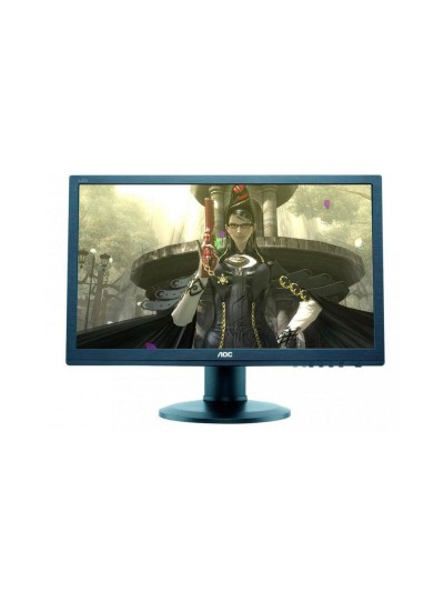 Monitor reacondicionado led aoc e2475pwj 23.6 pulgadas altavoces integrados - vga - dp - hdmi - negro - cable corriente incluido