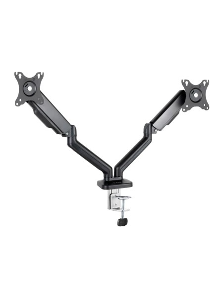 Soporte mesa tooq 2 brazos hasta 32 pulgadas 100x100 max 9kg