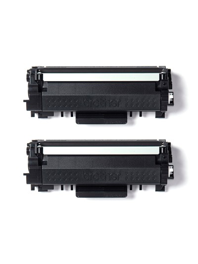 Toner brother tn2420twin para dcp-l2510/ 2530 / 2550 / hl-l2375 negro 3000 paginas pack 2 unidades
