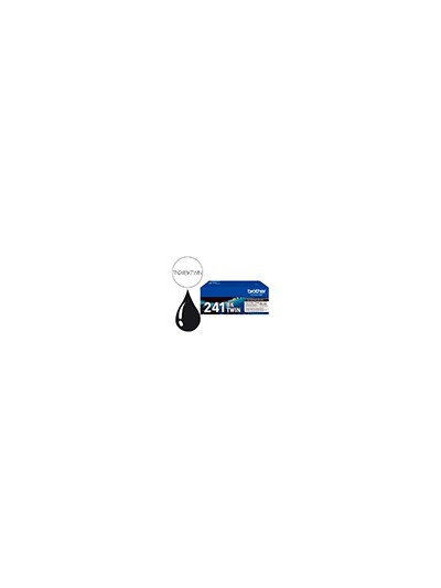 Toner brother tn241bktwin hl3140 / 3170 / 3150 / dcp9020 / mfc9140 / 9330 / 9340 negro 2500 paginas pack