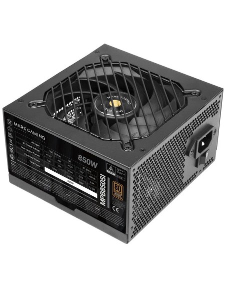 Fuente de alimentacion mars gaming 850w mpb850si extreme silence 80 plus bronze negro
