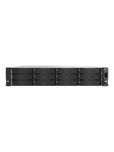 Servidor nas qnap ts - h1277axu - rp - r5 - 16g 12 bahias 2u rack 16gb gigabit ethernet