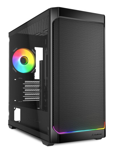 Caja gaming sharkoon vk2 rgb atx negro 3xvent 120mm 2xusb sn fuente