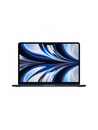 Portatil apple macbook air 13 mba 2022 midnight m2 tid - chip m2 8c - 8gb - ssd 256gb - gpu 8c - 13.6 pulgadas mly33y - a