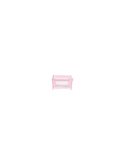 Cuna de viaje carlota color rosa 530x320x320 mm