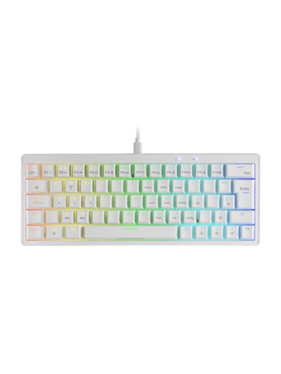 Teclado mars gaming mkminipro rgb blanco