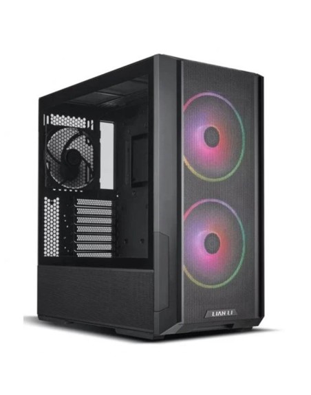 Caja ordenador gaming lian li e - atx lancool 216 argb cristal templado negro