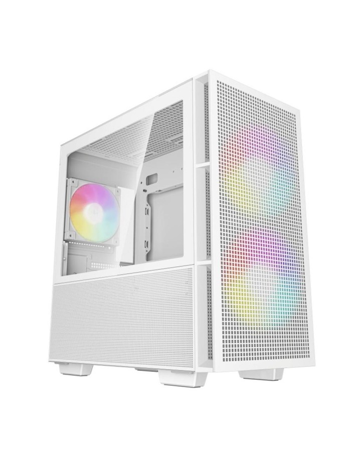 Caja ordenador gaming deepcool matx ch360 argb cristal templado blanca Caja ordenador gaming deepcool matx ch360 argb cristal templado blanca