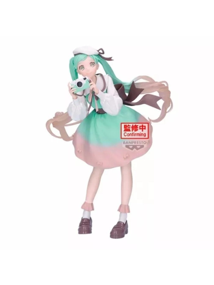 Figura banpresto hatsune miku holiday memories camera 20cm Figura banpresto hatsune miku holiday memories camera 20cm