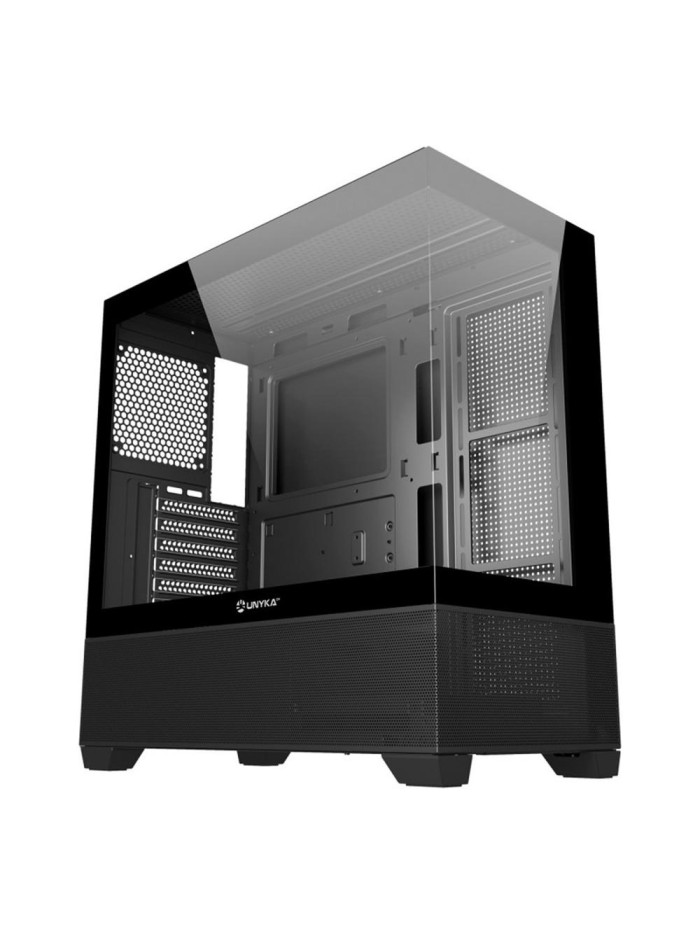 Caja ordenador gaming unykach revelat uk121801 atx cristal templado negra Caja ordenador gaming unykach revelat uk121801 atx cristal templado negra