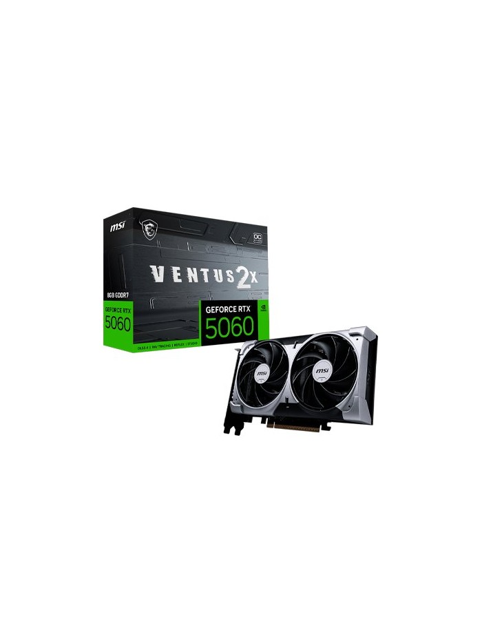 Tarjeta grafica msi rtx 5060 8gb ventus 2x oc gddr7 Tarjeta grafica msi rtx 5060 8gb ventus 2x oc gddr7