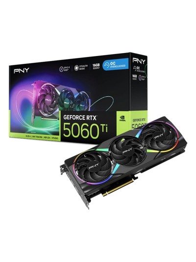 Tarjeta grafica pny rtx 5060ti 16gb gddr7 argb