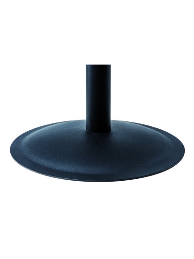 Perchero metalico maul laura 4 colgadores madera color negro 370x1800x370 mm