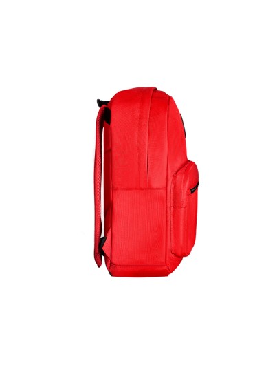 Cartera antartik mochila con asa y bolsillo frontal concremallera color rojo 320x140x430 mm