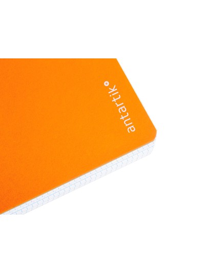 Cuaderno espiral antartik a4 micro tapa dura 80h 100gr cuadro 5mm sin banda4 taladros color mostaza