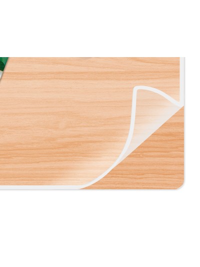 Vade de sobremesa cep silva bambu con solapa transparente 585x385x2 mm