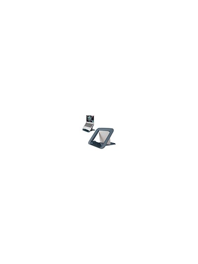 Soporte para portatil leitz ergo cosy ajustable 4 alturas color gris 310x50x247 mm